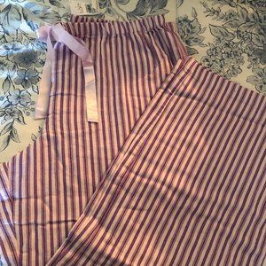 LOFT Flannel Striped Pajama Pants